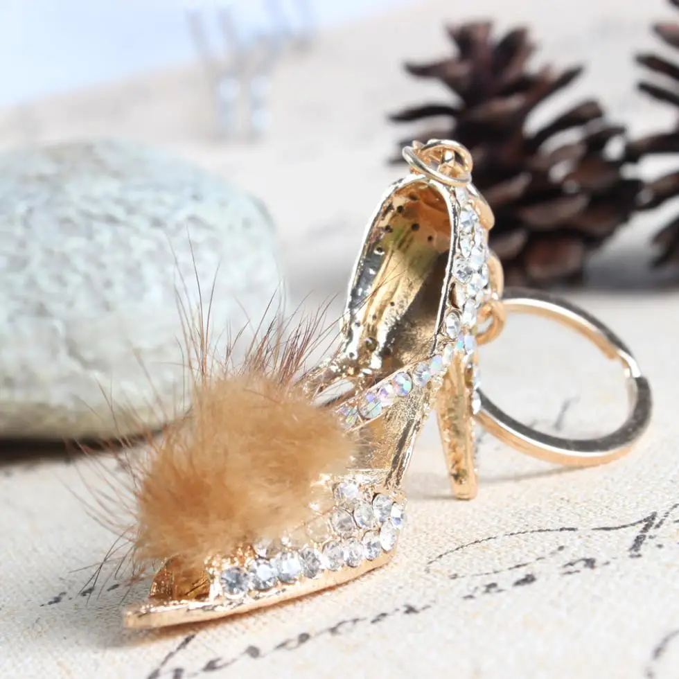Creative Feather High-heel Shoe Keyring Rhinestone Crystal Charm Pendant Purse Bag Car Key Chain Friend Daughter Gift
Creative Feather High-heel Shoe Keyring Rhinestone Crystal Charm Pendant Purse Bag Car Key Chain Friend Daughter Gift