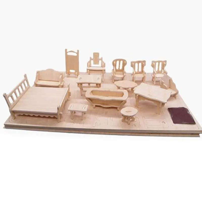 New Vintage Wooden Furniture Dolls Puzzle Set House Miniature For Children Gift
New Vintage Wooden Furniture Dolls Puzzle Set House Miniature For Children Gift