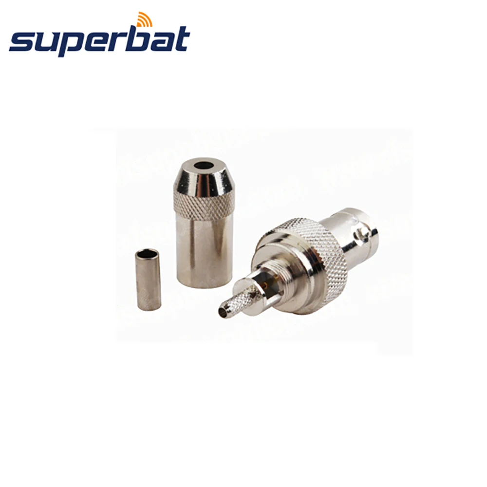 Superbat BNC Female Clamp Straight RF Coaxial Connector for Cable RG174,RG316,LMR100
Superbat BNC Female Clamp Straight RF Coaxial Connector for Cable RG174,RG316,LMR100