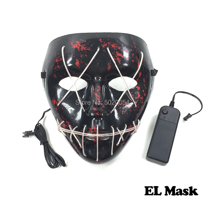 Drop Shipping LED Horror Cosplay Mask Glow In Dark Masque Light Up EL Masks Neon Glowing Maska For Carnival Halloween Parties
Drop Shipping LED Horror Cosplay Mask Glow In Dark Masque Light Up EL Masks Neon Glowing Maska For Carnival Halloween Parties