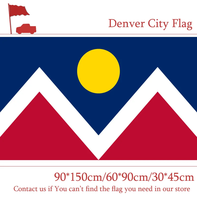 60*90cm 90*150cm Flag 3x5ft Denver City Flag Custom High-quality 100d Polyester Banners For Campaign Decoration
60*90cm 90*150cm Flag 3x5ft Denver City Flag Custom High-quality 100d Polyester Banners For Campaign Decoration