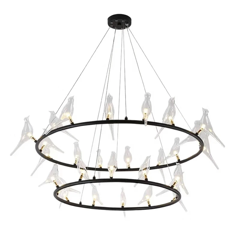Nordic Personality Creative Restaurant Pendant Lamps Simple Retro Cafe Designer Wrought Iron Glass Bird Lighting Hang Lights
Nordic Personality Creative Restaurant Pendant Lamps Simple Retro Cafe Designer Wrought Iron Glass Bird Lighting Hang Lights