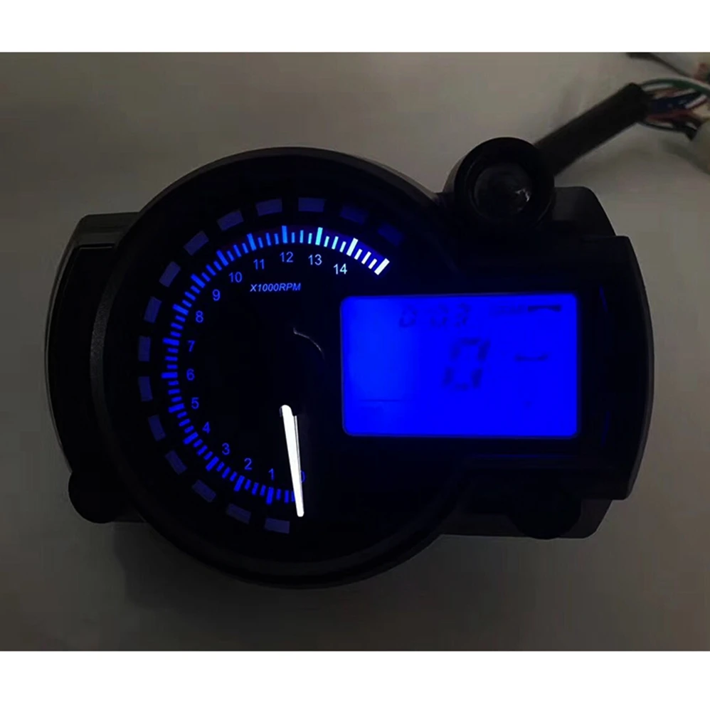 15000RPM Motorcycle Light LCD Digital Gauge Speedometer Tachometer Odometer Adjustable Motorbike Speedometer With Bracket Sensor
15000RPM Motorcycle Light LCD Digital Gauge Speedometer Tachometer Odometer Adjustable Motorbike Speedometer With Bracket Sensor