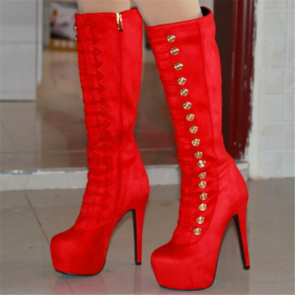 Обувь SHOFOO. Красивая и модная женская обувь, замша, сапоги на высоком каблуке около 14,5 см, сапоги до колена. Размер: 34-45
Обувь SHOFOO. Красивая и модная женская обувь, замша, сапоги на высоком каблуке около 14,5 см, сапоги до колена. Размер: 34-45