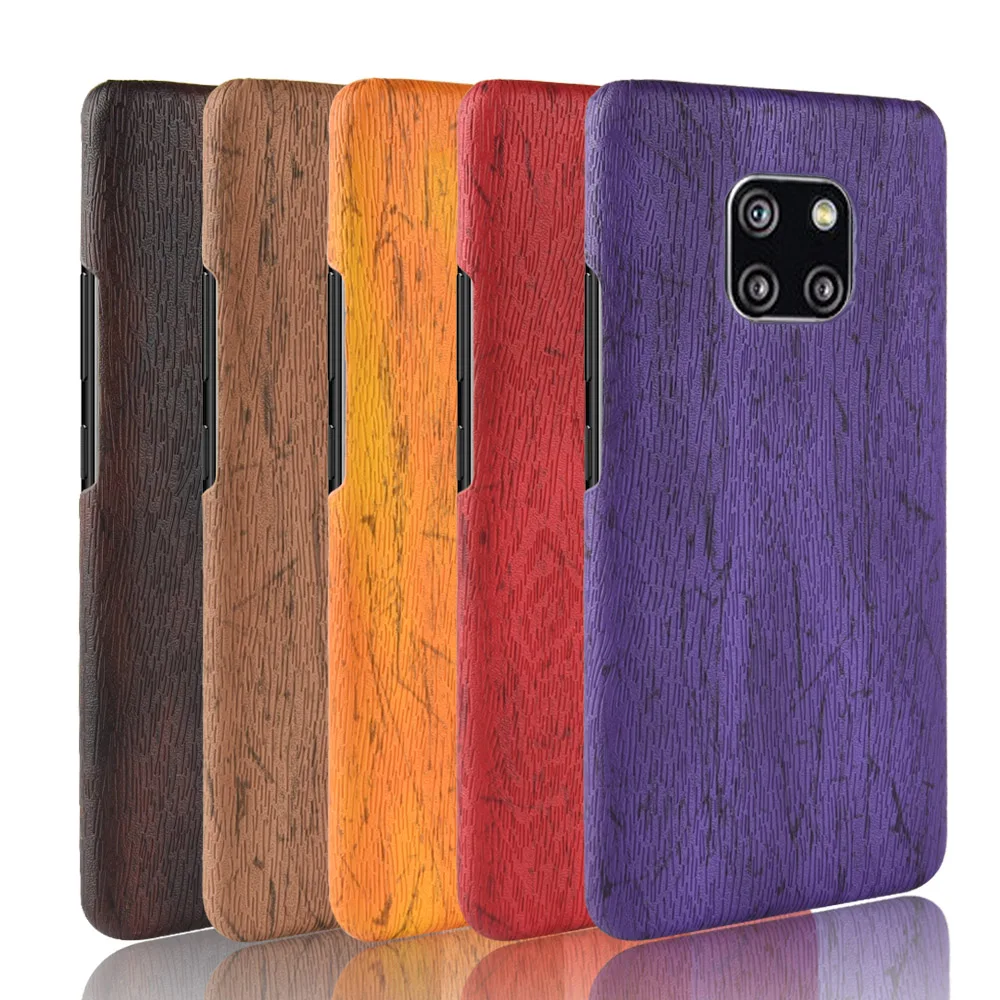 Чехол для Huawei Mate 20 Lite кожаный защитный Ретро с текстурой древесины SNE AL00 чехол