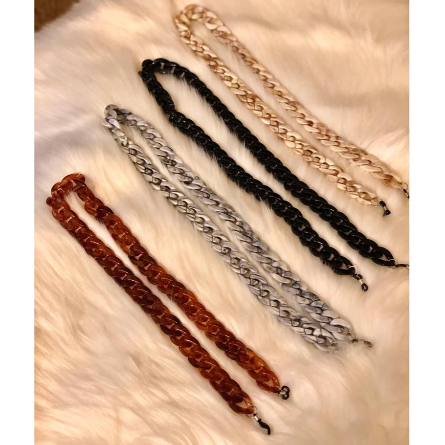 HOT Fashion Acrylic Mask Hanging Neck Chain Lanyard Sunglasses Chain 21 Colors Glasses Chains eyeglasses strap string 70cm
HOT Fashion Acrylic Mask Hanging Neck Chain Lanyard Sunglasses Chain 21 Colors Glasses Chains eyeglasses strap string 70cm