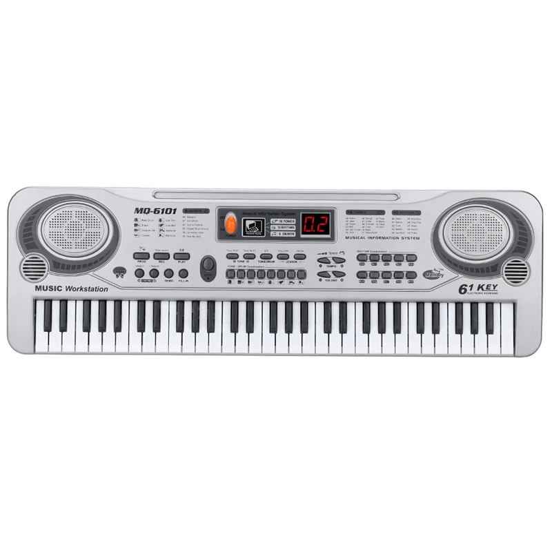 61-Key Keyboard Piano Piano Led Instrument Keyboard 21-Inch Music Education Double-Row Electronic Piano Children Beginner Electr
61-Key Keyboard Piano Piano Led Instrument Keyboard 21-Inch Music Education Double-Row Electronic Piano Children Beginner Electr