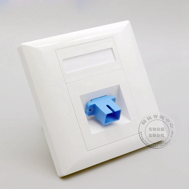 Wall Plate Single Port Socket SC Optical Fiber Outlet Panel Faceplate Home Office Plug
Wall Plate Single Port Socket SC Optical Fiber Outlet Panel Faceplate Home Office Plug