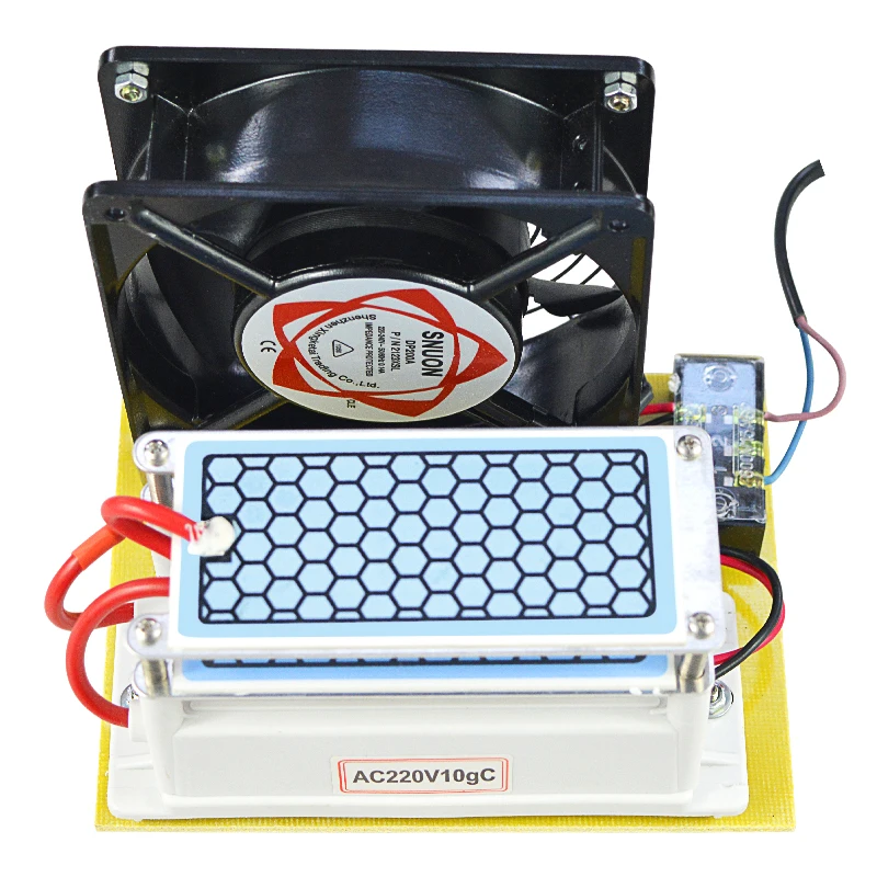 ATWFS Ozone Generator 10g 220v Ozone Sterilizer Ozonizer Air Purifier Double Ceramic Plate Fan Heat Dissipation
ATWFS Ozone Generator 10g 220v Ozone Sterilizer Ozonizer Air Purifier Double Ceramic Plate Fan Heat Dissipation