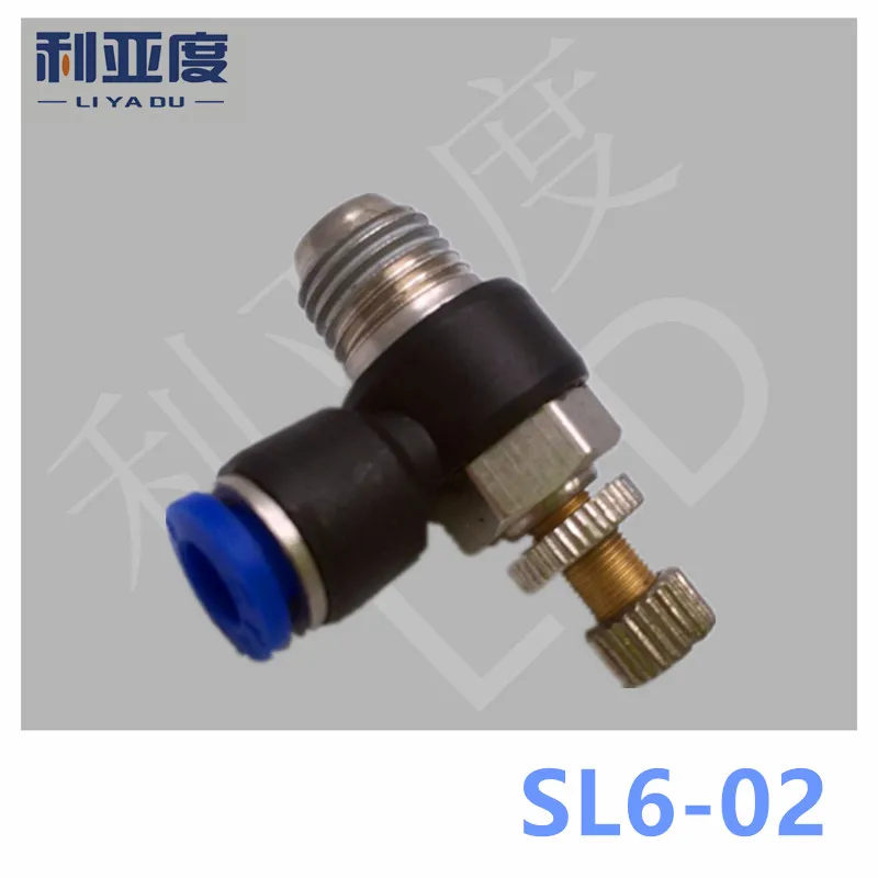 10PCS/LOT SL6-02 Pneumatic quick L type throttle valve pneumatic joint Pneumatic fittings
10PCS/LOT SL6-02 Pneumatic quick L type throttle valve pneumatic joint Pneumatic fittings