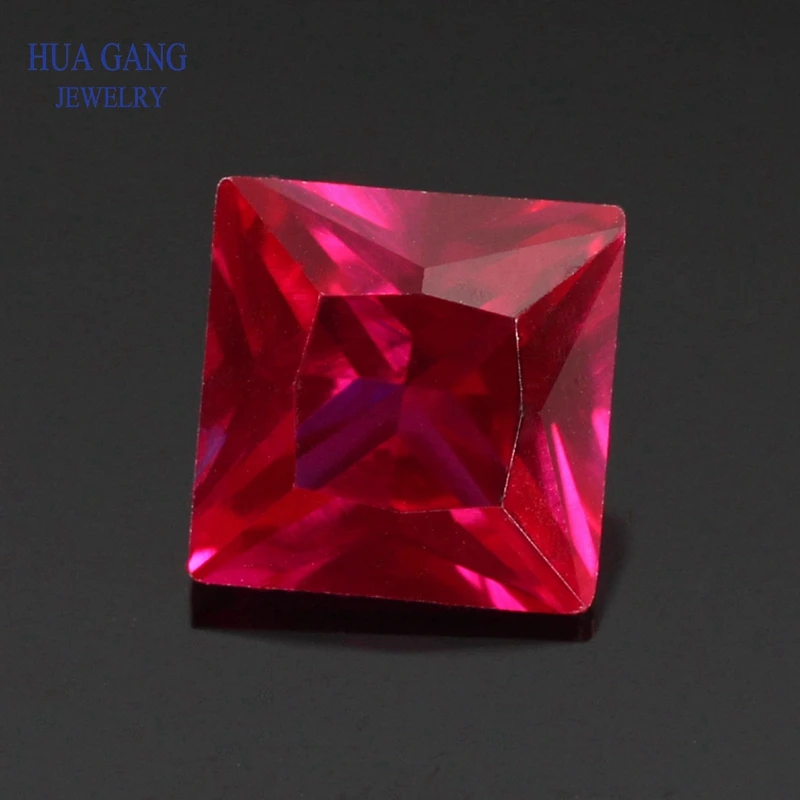 5# Red Corundum Stones Square Shape Princess Cut Synthetic Corundum Gems Stones For Jewelry Size 1.5x1.5~15x15mm Free Shipping
5# Red Corundum Stones Square Shape Princess Cut Synthetic Corundum Gems Stones For Jewelry Size 1.5x1.5~15x15mm Free Shipping