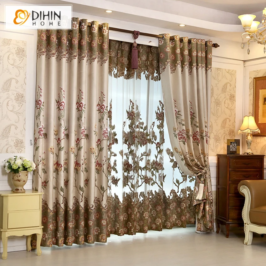 DIHIN 1 PC Luxury Curtain Panel Embroidered Curtains for Kitchen Living Room the Bedroom Curtain for Window Treatment
DIHIN 1 PC Luxury Curtain Panel Embroidered Curtains for Kitchen Living Room the Bedroom Curtain for Window Treatment