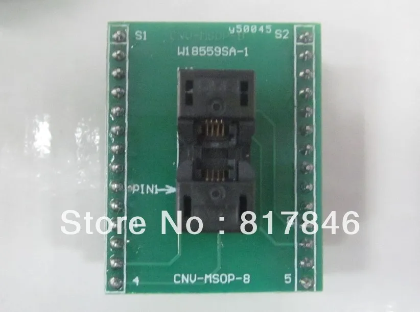 Free shipping!!! MSOP-8 MSOP8 Universal Adapter for USB Programmer IC Adapter Sockets
Free shipping!!! MSOP-8 MSOP8 Universal Adapter for USB Programmer IC Adapter Sockets