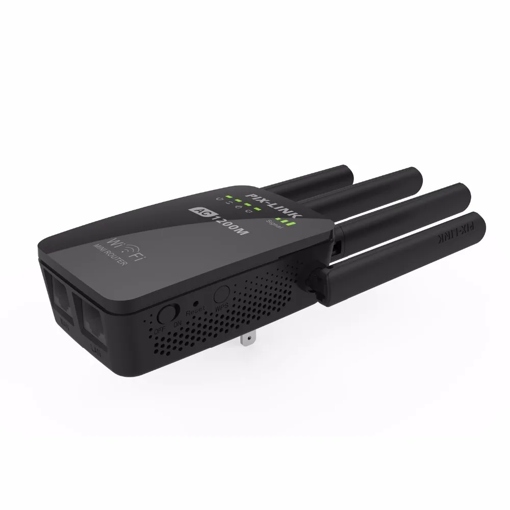 5G/2.4G 1200Mbps Router Dual Band Wireless WiFi AP Wi-Fi Repeater Long Range Extender Booster AC1200 English Firmware Easy Step
5G/2.4G 1200Mbps Router Dual Band Wireless WiFi AP Wi-Fi Repeater Long Range Extender Booster AC1200 English Firmware Easy Step