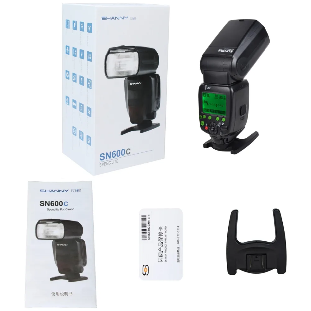 SHANNY SN600C HSS 1/8000S Canon 760D D750D 700D 650D 600D 70D 60D 7D 6D 100D 5D, TTL GN60
SHANNY SN600C HSS 1/8000S Canon 760D D750D 700D 650D 600D 70D 60D 7D 6D 100D 5D, TTL GN60