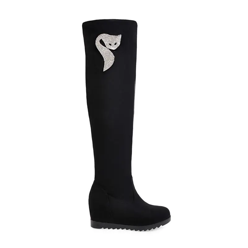 Smeeroon popular flat bottom heels women boots autumn winter women boots slip on over the knee boots prom shoes black
Smeeroon popular flat bottom heels women boots autumn winter women boots slip on over the knee boots prom shoes black