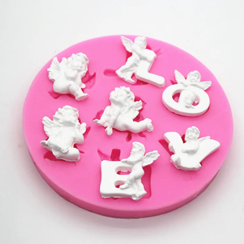 Wholesale DIY LOVE Angel aromatherapy gypsum clay mould cement silicone mold clay craft wax making tool
Wholesale DIY LOVE Angel aromatherapy gypsum clay mould cement silicone mold clay craft wax making tool