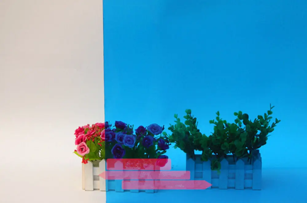 Синие декоративные фольги тонировка окна архитектурная оконная пленка 1 52x3 м|window
