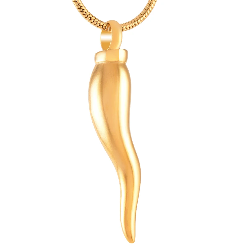 IJD9225 Stainless Steel Chili Shape Cremation Necklace for Ashes Urn Pendant Funeral Keepsake Memorial for Women Men Jewelry
IJD9225 Stainless Steel Chili Shape Cremation Necklace for Ashes Urn Pendant Funeral Keepsake Memorial for Women Men Jewelry