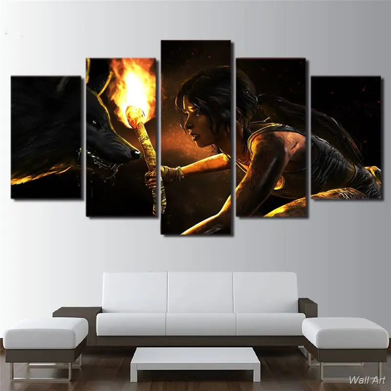 Hd Printed 5 Piece Canvas Art Wild Wolf Painting Fire Woman Wall Pictures For Living Room Home Decor Free Shipping -92627-YP
Hd Printed 5 Piece Canvas Art Wild Wolf Painting Fire Woman Wall Pictures For Living Room Home Decor Free Shipping -92627-YP
