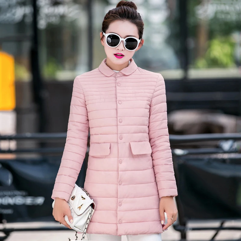 2021 New Design Turn-down Collar Women Winter Autumn Jacket Breasted Buttons Ladies Outwear Slim Coat Long Parka Solid
2021 New Design Turn-down Collar Women Winter Autumn Jacket Breasted Buttons Ladies Outwear Slim Coat Long Parka Solid