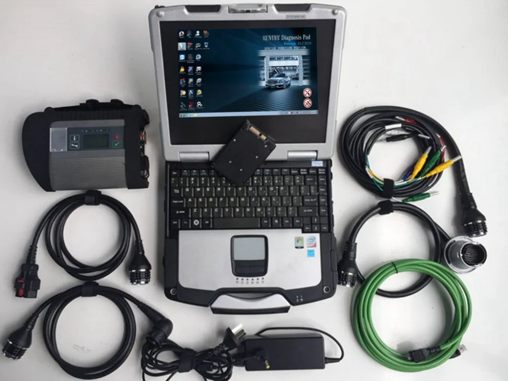 MB STAR C4 SD Connect C4 scanner with SSD Software V2021.03 Plus Super Toughbook CF30 for car system testing diagnose sd c4
MB STAR C4 SD Connect C4 scanner with SSD Software V2021.03 Plus Super Toughbook CF30 for car system testing diagnose sd c4