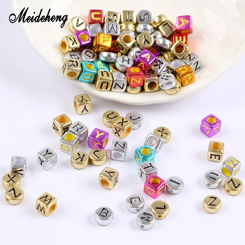 6*6mm/7*3.5mm Acrylic Letter Big plating Beads Golden/Silver Letter DIY Beads For Needlework Jewelry Making Kids Handmade Crafts
6*6mm/7*3.5mm Acrylic Letter Big plating Beads Golden/Silver Letter DIY Beads For Needlework Jewelry Making Kids Handmade Crafts