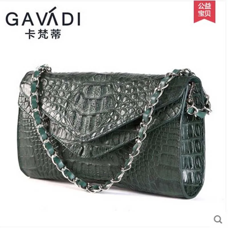 kafandi Alligator skin women bag genuine leather European and European women clutch bag crocodile skin bag
kafandi Alligator skin women bag genuine leather European and European women clutch bag crocodile skin bag