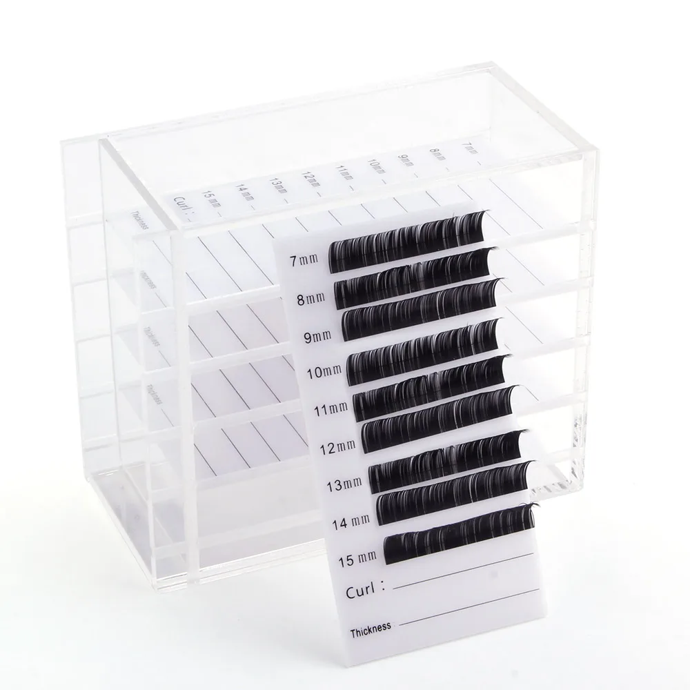 5 Layers Acrylic Lashes Plate Storage Organizer Box Makeup Eyelash Extensions Holder Grafting Eyelashes Display Drawer Tools
5 Layers Acrylic Lashes Plate Storage Organizer Box Makeup Eyelash Extensions Holder Grafting Eyelashes Display Drawer Tools