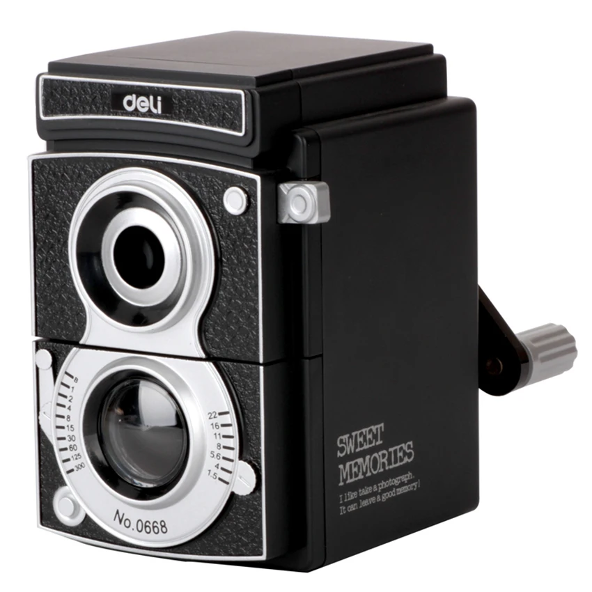 Retro Camera Shape Pencil Sharpener with Eraser Office School Supply Mechanical Pencil Sharpener Vintage Hand Pencil Sharpener
Retro Camera Shape Pencil Sharpener with Eraser Office School Supply Mechanical Pencil Sharpener Vintage Hand Pencil Sharpener
