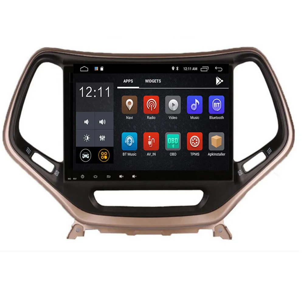 10 2 "4G RAM 32G ROM Android автомобильный DVD видео плеер GPS для JEEP Cherokee 2014 2015 2016 2017 2019 аудио
