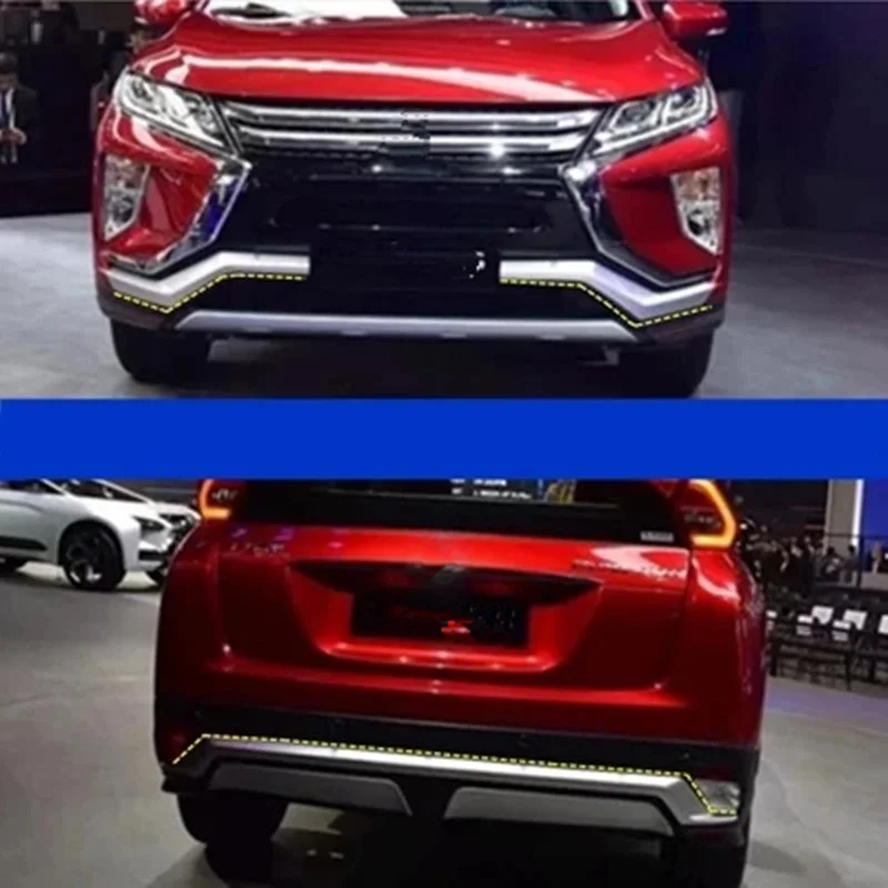 High quality Stainless Steel Chrome Front+Rear bumper cover trim Strip trim for Mitsubishi Eclipse Cross 2018
High quality Stainless Steel Chrome Front+Rear bumper cover trim Strip trim for Mitsubishi Eclipse Cross 2018