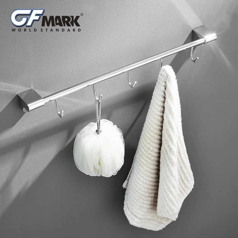 GFmark Chrome Wall Hook Kapstok Haken Wall Mount Towel Holder Gancho Pared Clothes Rack Robe Coat Hooks For Bathroom Hanger
GFmark Chrome Wall Hook Kapstok Haken Wall Mount Towel Holder Gancho Pared Clothes Rack Robe Coat Hooks For Bathroom Hanger