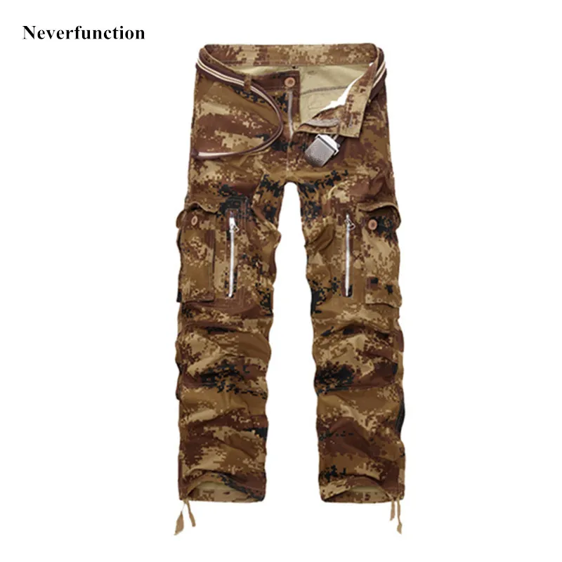 Camouflage men Pocket zipper design Overalls Straight trousers military High quality cotton Casual Baggy Tactical Cargo pants
Camouflage men Pocket zipper design Overalls Straight trousers military High quality cotton Casual Baggy Tactical Cargo pants