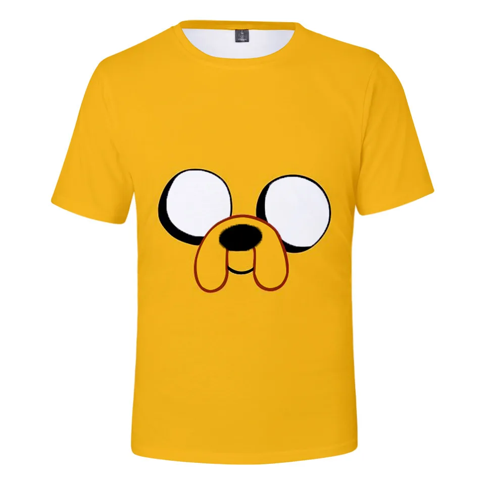 

Футболка с 3D-принтом «Время приключений» для детей, мужчин и женщин, футболка с изображением лица собаки, футболка в подарок, футболки с Финн...