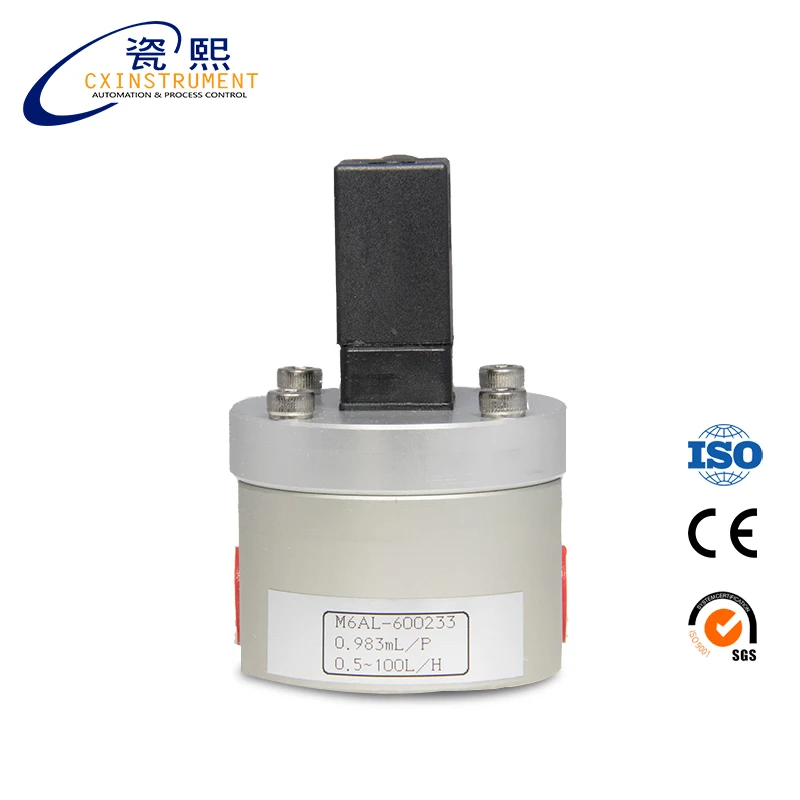 6~600 L/h Measuring Range Pulse Output 4~26 VDC Power supply female thread connection Oil Gear Flowmeter
6~600 L/h Measuring Range Pulse Output 4~26 VDC Power supply female thread connection Oil Gear Flowmeter