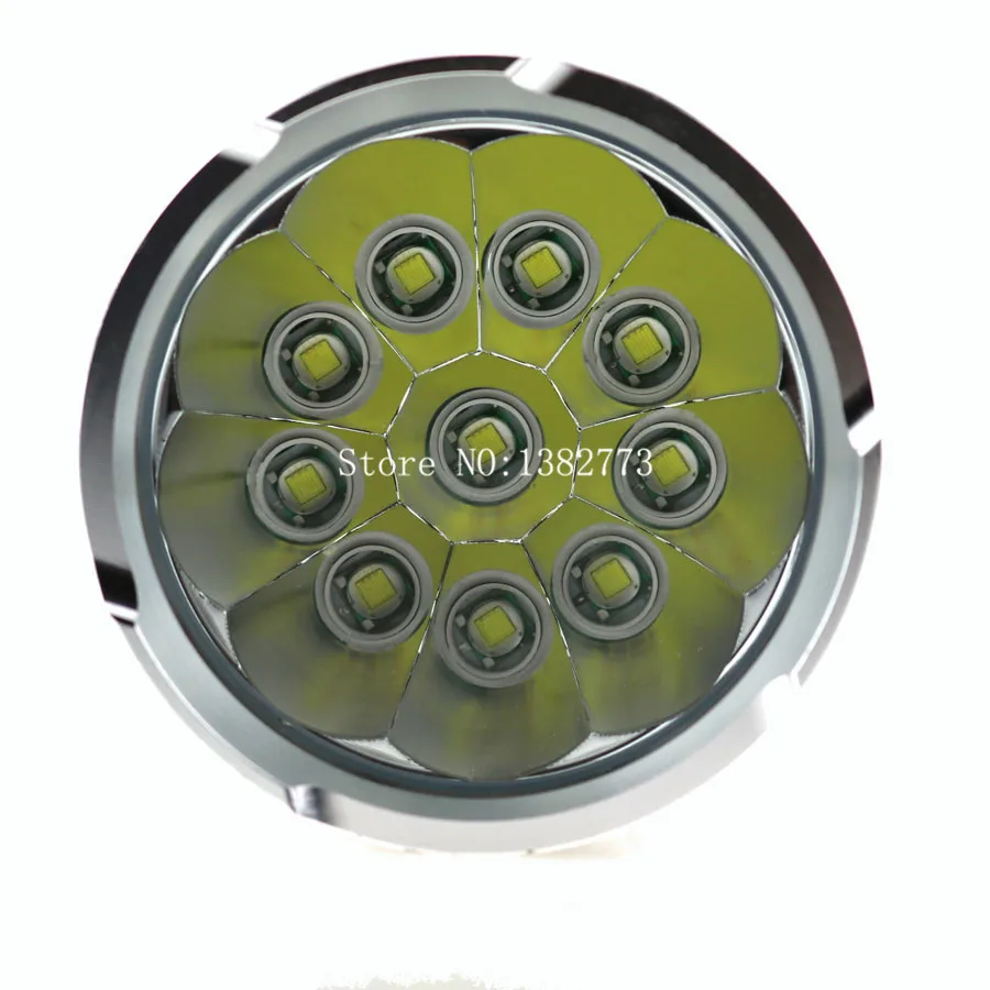 Skyray 20000 люмен 10T6 тактический светодиодный фонарик 10x Cree XM-L T6 Водонепроницаемый