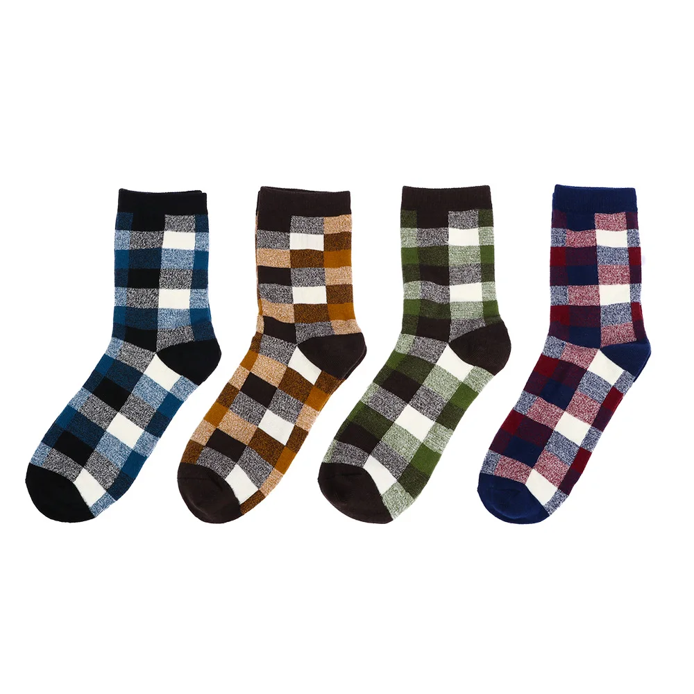 Small Square Leisure Socks for Men Plaid Pattern Cotton Elastic Socks Gentlemen Accessories Tube Sock
Small Square Leisure Socks for Men Plaid Pattern Cotton Elastic Socks Gentlemen Accessories Tube Sock