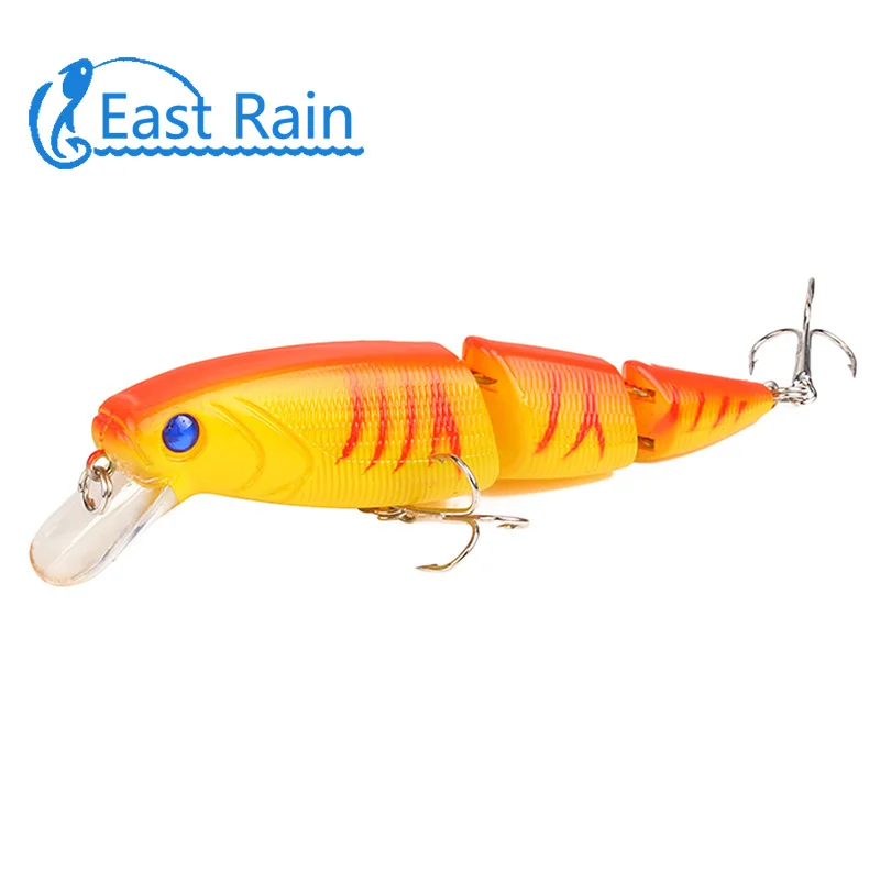 East Rain 11.5cm 15.1g 2pcs Fishing lures multi section bend available halleluyah colorful simulation fake bait Free Shipping
East Rain 11.5cm 15.1g 2pcs Fishing lures multi section bend available halleluyah colorful simulation fake bait Free Shipping
