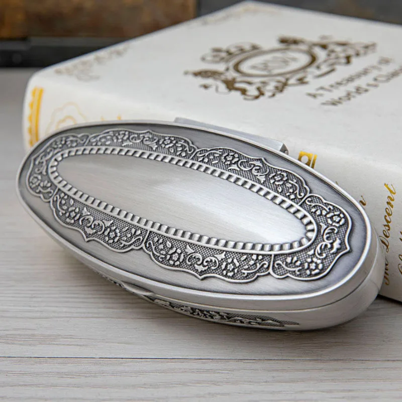 New! Metal Alloy Jewelry Box Oval Shape Necklace Bracelet Ring Storage Casket Display Gift Box Organizer Trinket Case
New! Metal Alloy Jewelry Box Oval Shape Necklace Bracelet Ring Storage Casket Display Gift Box Organizer Trinket Case