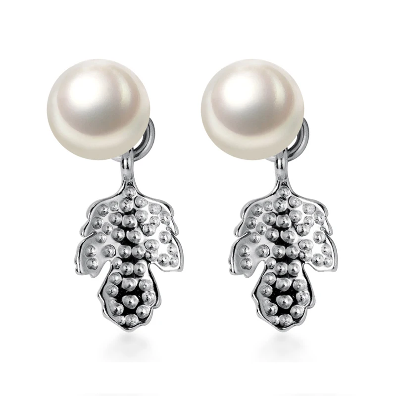 MloveAcc 925-Sterling-Silver Stud Earrings Fashion Jewelry Leaf Earrings Jewelry with Pearl Silver Earrings Accessories
MloveAcc 925-Sterling-Silver Stud Earrings Fashion Jewelry Leaf Earrings Jewelry with Pearl Silver Earrings Accessories