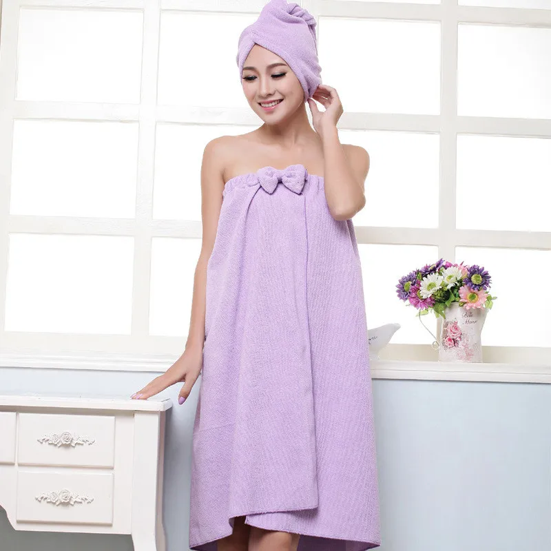 New Women Fashion Wearable Bath Towel Microfiber Beach Spa Towel Soft Magic Super Absorbent Fast Drying Bath Skirt Dry Hair Cap
New Women Fashion Wearable Bath Towel Microfiber Beach Spa Towel Soft Magic Super Absorbent Fast Drying Bath Skirt Dry Hair Cap
