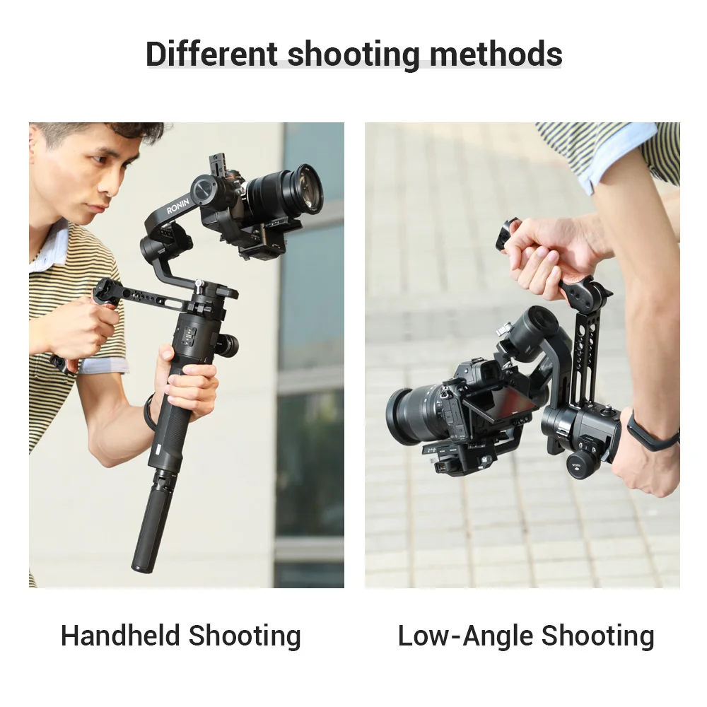 SmallRig DSLR Camera Stabilizer Ronin S Wooden Dual Handle Grip Gimbal Handgrip for DJI RoninS Adjustable 2314
SmallRig DSLR Camera Stabilizer Ronin S Wooden Dual Handle Grip Gimbal Handgrip for DJI RoninS Adjustable 2314