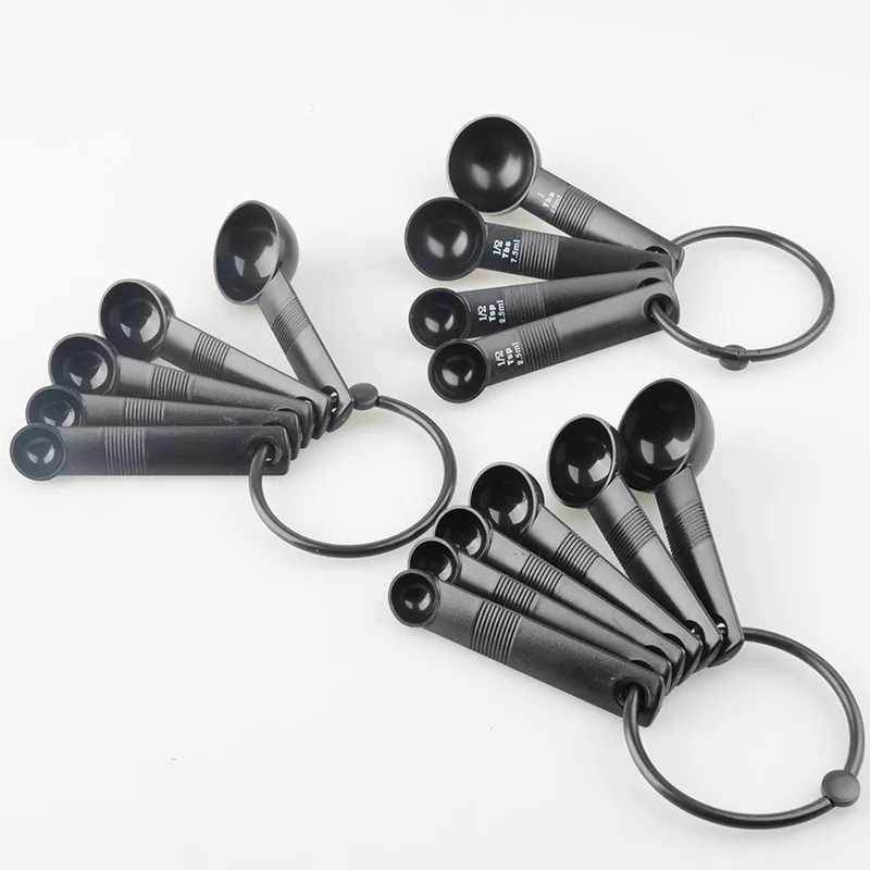 Plastic Stainless Steel Measuring Cup Kitchen Measuring Spoons Scoop for Baking Sugar Coffee Measuring Tools Sets
Plastic Stainless Steel Measuring Cup Kitchen Measuring Spoons Scoop for Baking Sugar Coffee Measuring Tools Sets