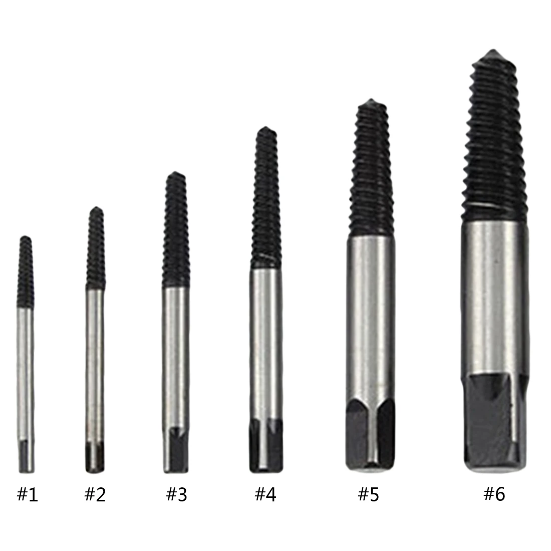 New 6pcs Damaged Broken Screws Extractor Drill Bits Easy Out Remover Center Drill Damaged Bolts
New 6pcs Damaged Broken Screws Extractor Drill Bits Easy Out Remover Center Drill Damaged Bolts