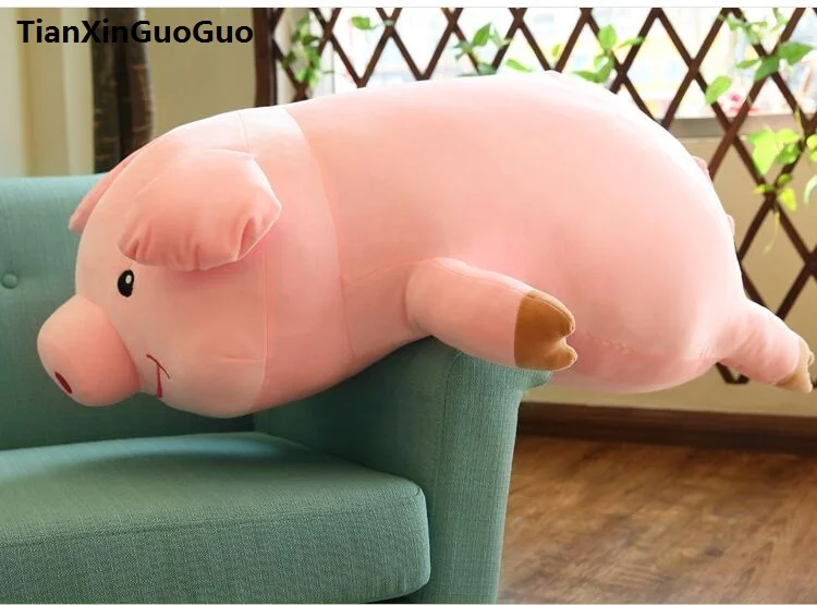 large 70cm lovely cartoon prone pink pig plush toy soft cotton pig doll throw pillow birthday gift s0020
large 70cm lovely cartoon prone pink pig plush toy soft cotton pig doll throw pillow birthday gift s0020