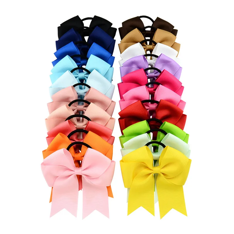 Girls Solid Grosgrain Ribbon Bow Women Elastic Hair Bands Bowknot Rubber Rope Hairbands Baby Kids Headdress Hair Accessories
Girls Solid Grosgrain Ribbon Bow Women Elastic Hair Bands Bowknot Rubber Rope Hairbands Baby Kids Headdress Hair Accessories