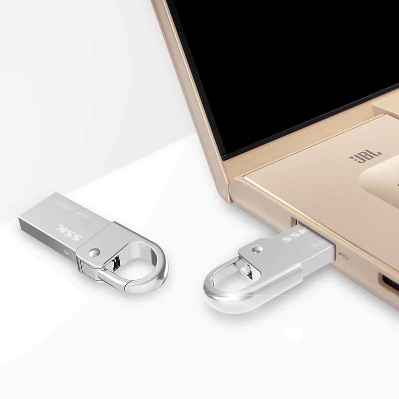 SSK SFD257 USB Flash Drive 32GB 16GB 8GB Metal Waterproof Pen Drive Key Ring USB Stick Pendrive Flash Drive
SSK SFD257 USB Flash Drive 32GB 16GB 8GB Metal Waterproof Pen Drive Key Ring USB Stick Pendrive Flash Drive
