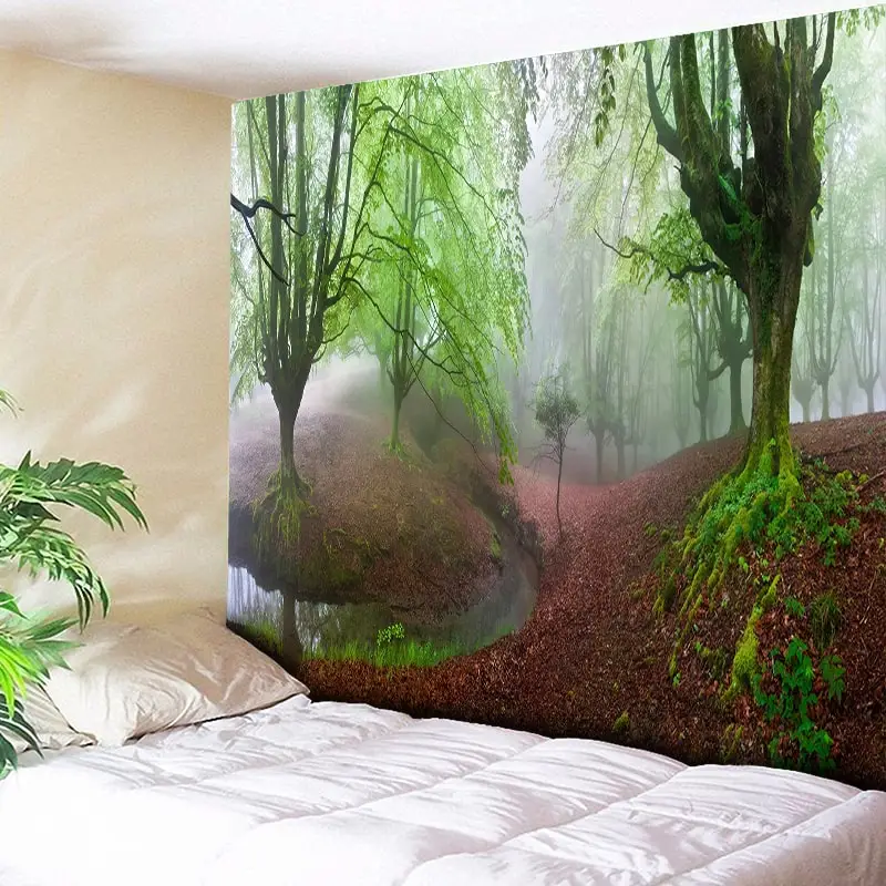 Psychedelic Tapestry Bohemian Wall Hanging Green Art Carpet Forest Decorative Large Wall Tapestry Cheap Hippie Tapestries Boho
Psychedelic Tapestry Bohemian Wall Hanging Green Art Carpet Forest Decorative Large Wall Tapestry Cheap Hippie Tapestries Boho