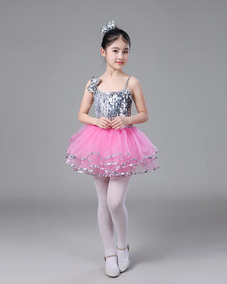 Kids Clothes Girls Summer 2019 New Girl Princess Children Clothing Silver Sequins Pink Tulle Strap Little Girl Dance Costumes
Kids Clothes Girls Summer 2019 New Girl Princess Children Clothing Silver Sequins Pink Tulle Strap Little Girl Dance Costumes